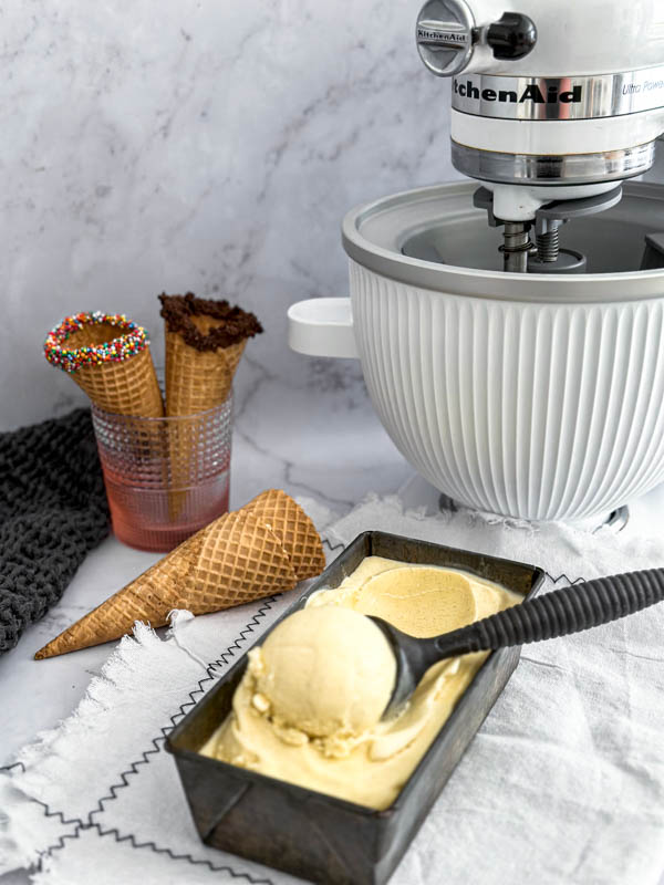 I got this ice cream maker kitchen aid attachment for Christmas last y, kitchen  aid ice cream
